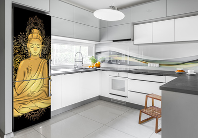 Nálepka fototapeta lednička Budha a mandala