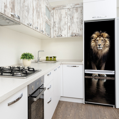 Foto tapeta na ledničku Portrét lva