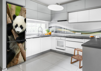 Nálepka fototapeta lednička Panda na stromě