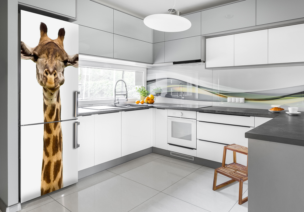Nálepka fototapeta lednička Žirafa