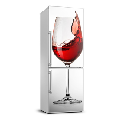 Nálepka na ledničku fototapeta Červené víno