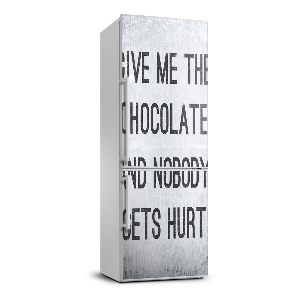 Nálepka tapeta na ledničku Čokoláda