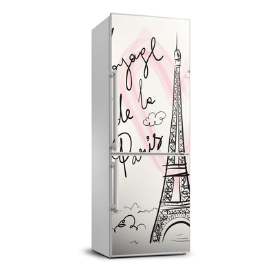 Nálepka tapeta na ledničku Eiffelova věž Paříž