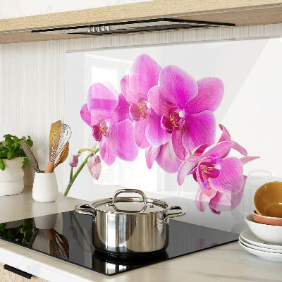 Skleněné krájecí prkénko Orchideje v odstínech růžové