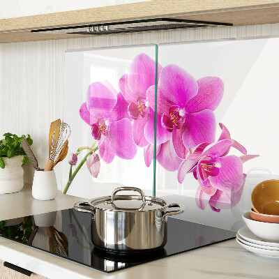 Skleněné krájecí prkénko Orchideje v odstínech růžové