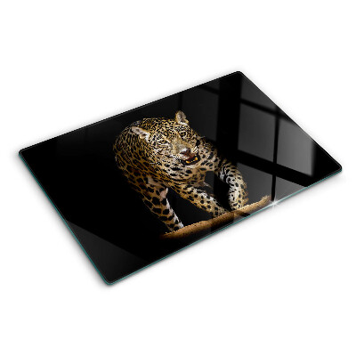 Krájecí prkénko skleněné Leopard v pohybu