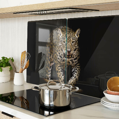 Krájecí prkénko skleněné Leopard v pohybu