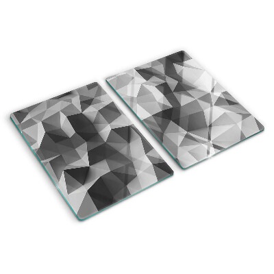 Skleněná krájecí deska Abstraktní geometrický vzor