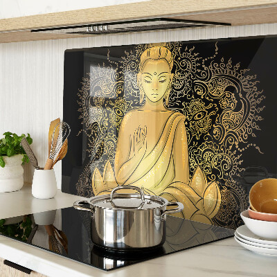 Skleněná krájecí deska Buddha v meditaci