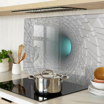 Krájecí prkénko skleněné 3D tunel s efektem hloubky