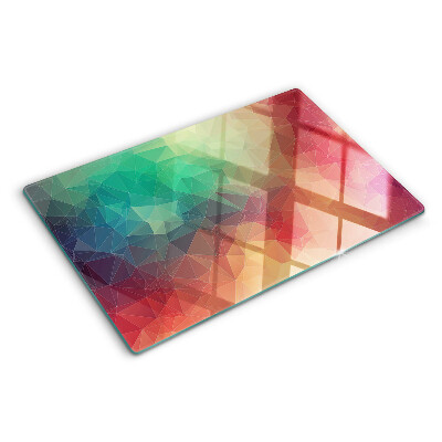 Skleněné krájecí prkénko Abstraktní geometrický vzor