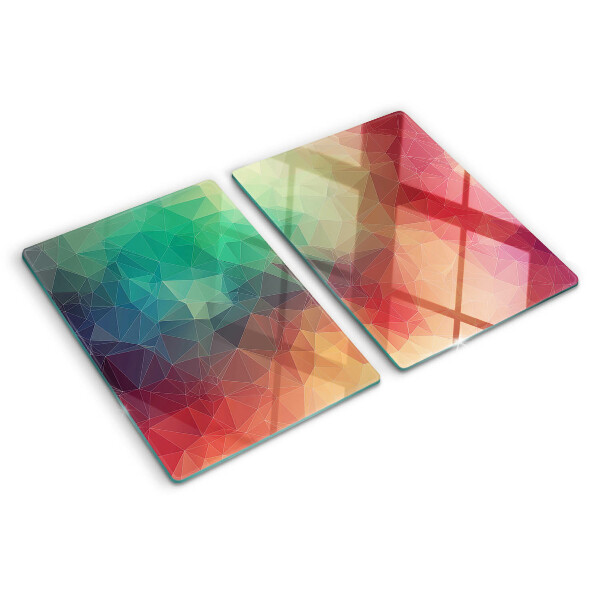 Skleněné krájecí prkénko Abstraktní geometrický vzor