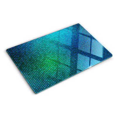 Skleněná krájecí deska Barevný gradient v odstínech modré