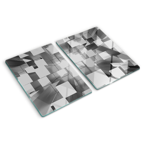 Krájecí prkénko skleněné Abstraktní geometrické tvary