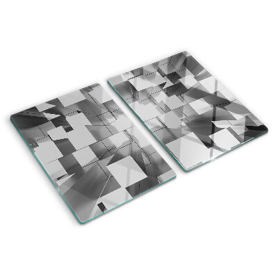 Krájecí prkénko skleněné Abstraktní geometrické tvary