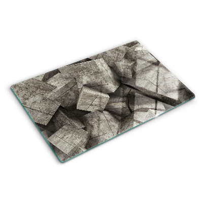 Krájecí prkénko skleněné Abstraktní geometrické tvary