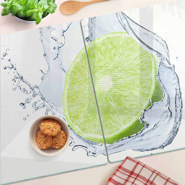 Skleněné krájecí prkénko Citron ve vodě