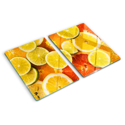 Skleněná krájecí deska Citrusové plody a citrusové plody