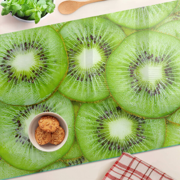 Skleněné krájecí prkénko Plátky kiwi