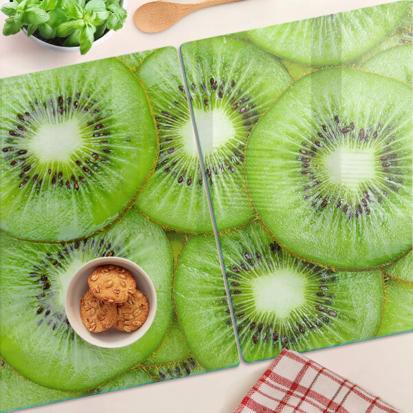 Skleněné krájecí prkénko Plátky kiwi