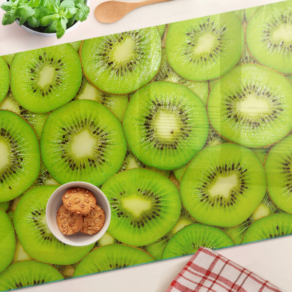 Skleněné krájecí prkénko Plátky kiwi