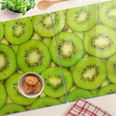Skleněné krájecí prkénko Plátky kiwi