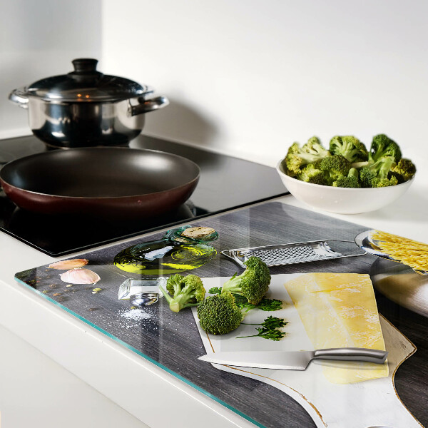 Skleněná krájecí deska Kuchyňské doplňky a ingredience