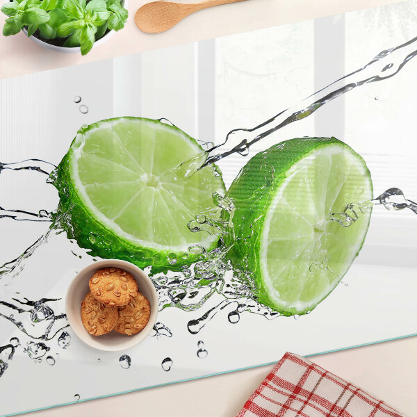 Krájecí prkénko skleněné Citrony ve vodě
