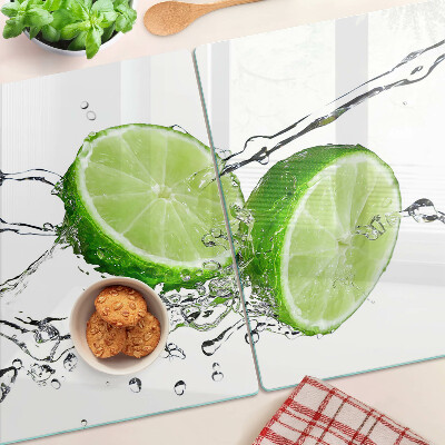 Krájecí prkénko skleněné Citrony ve vodě