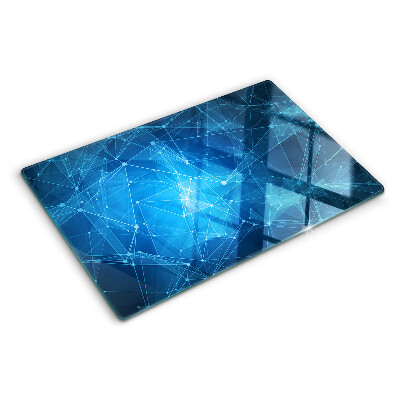 Skleněná krájecí deska Abstraktní geometrický vzor