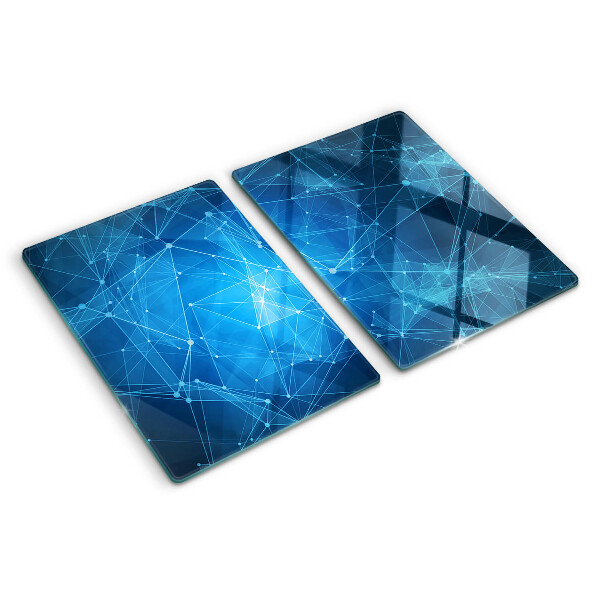 Skleněná krájecí deska Abstraktní geometrický vzor