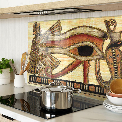 Skleněná krájecí deska Motiv egyptských hieroglyfů