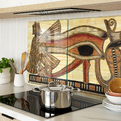 Skleněná krájecí deska Motiv egyptských hieroglyfů