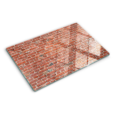 Skleněné krájecí prkénko Cihlová zeď
