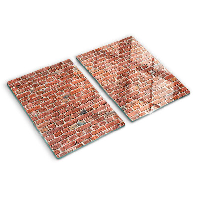 Skleněné krájecí prkénko Cihlová zeď