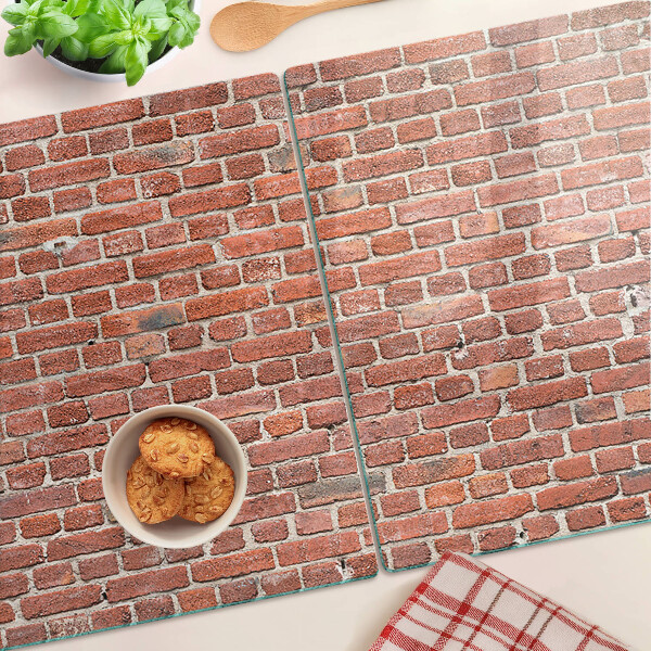 Skleněné krájecí prkénko Cihlová zeď