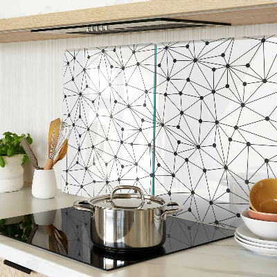Skleněná krájecí deska Mřížková geometrie