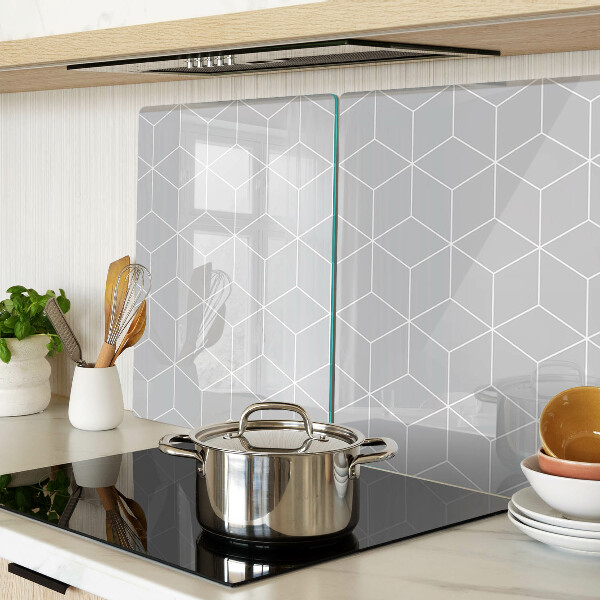 Skleněná krájecí deska Šestiúhelníková geometrická mřížka