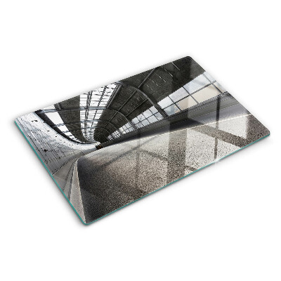 Skleněné krájecí prkénko Moderní architektura a geometrie