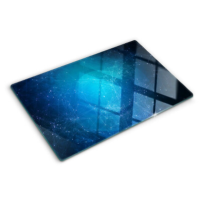 Krájecí prkénko skleněné Motiv geometrických čar a bodů