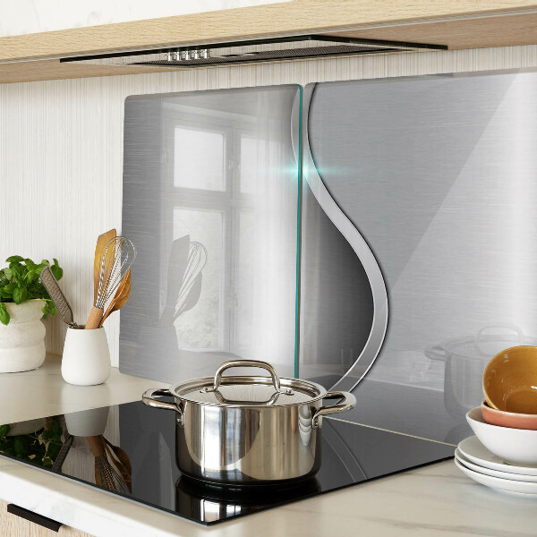 Skleněná krájecí deska Moderní design s vlnou