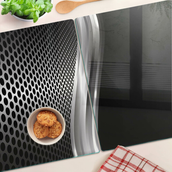 Skleněná krájecí deska Futuristický vzor s vlnami