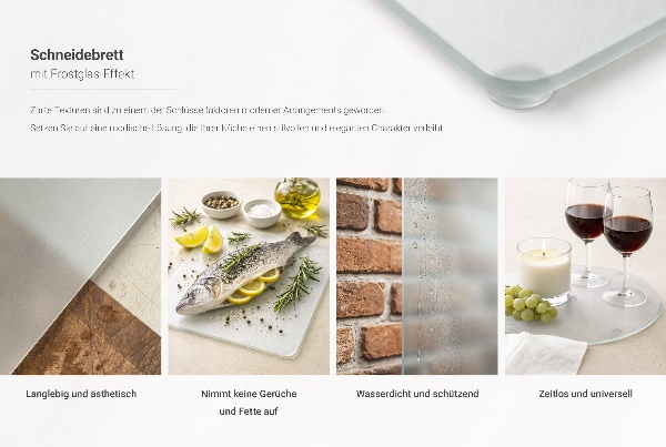 Skleněná krájecí deska