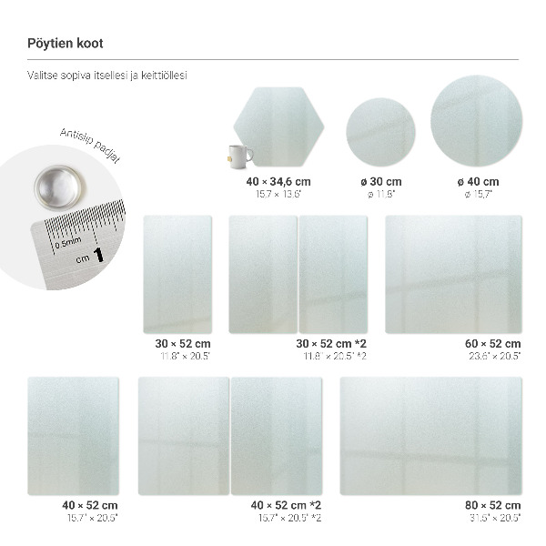 Skleněná krájecí deska