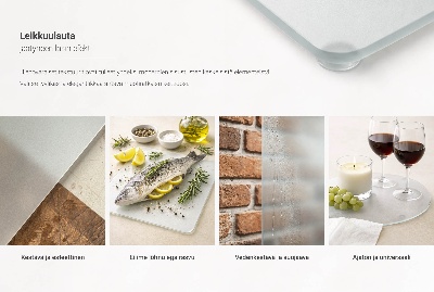 Skleněná krájecí deska 