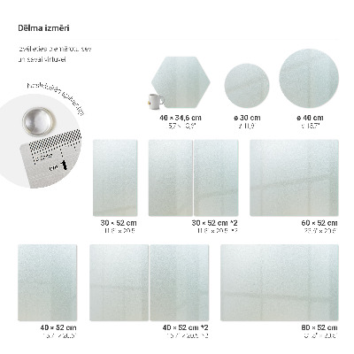 Skleněná krájecí deska 