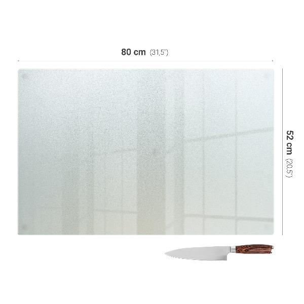 Skleněná krájecí deska 