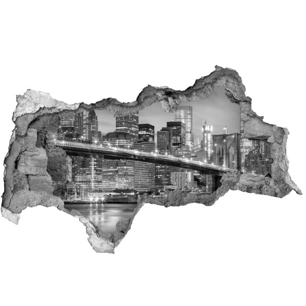 Fototapeta díra na zeď Brooklynský most v New Yorku