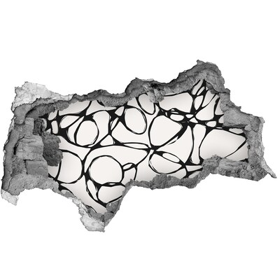 Fototapeta díra na zeď Abstraktní vzory na zdi