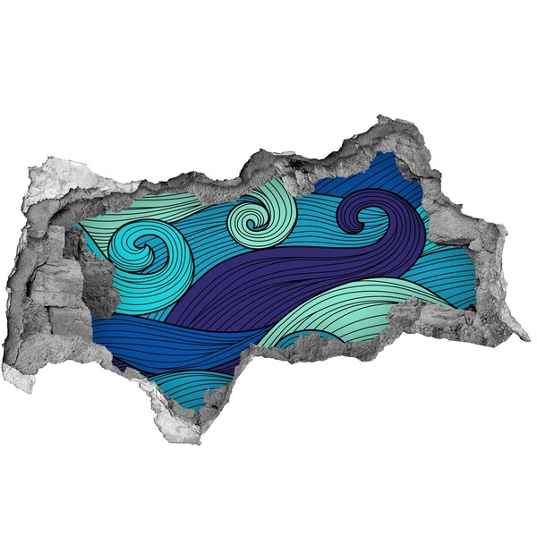 Fototapeta díra na zeď Vlny v oceánu